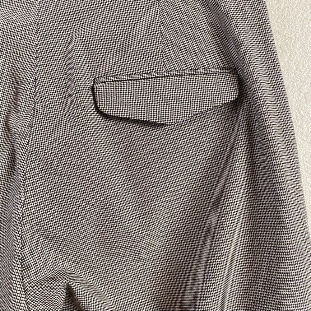 HOPE Womens Size 8 Brown Black Houndstooth Krissy Edit Cropped Relaxed Trousers‎ - Picture 5 of 11